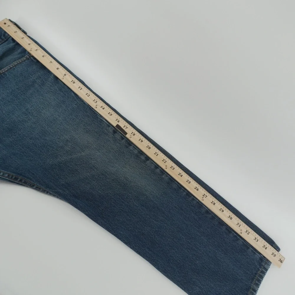 Levi's 505 Regular Fit Jeans Mens 36x26 Blue Straight Leg Denim 100% Cotton